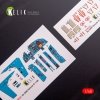 KELIK K48025 SU-24 INTERIOR 3D DECALS FOR TRUMPETER KIT 1/48